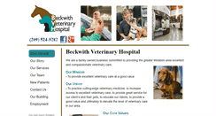 Desktop Screenshot of beckwithveterinaryhospital.com